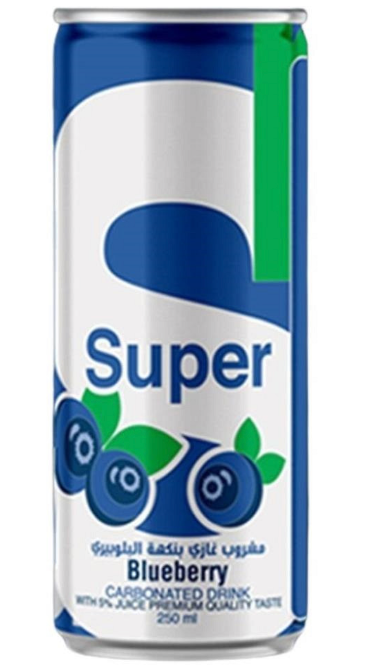 SUPER BLÅBÆR LESKEDRIKK 24 X 250 ML