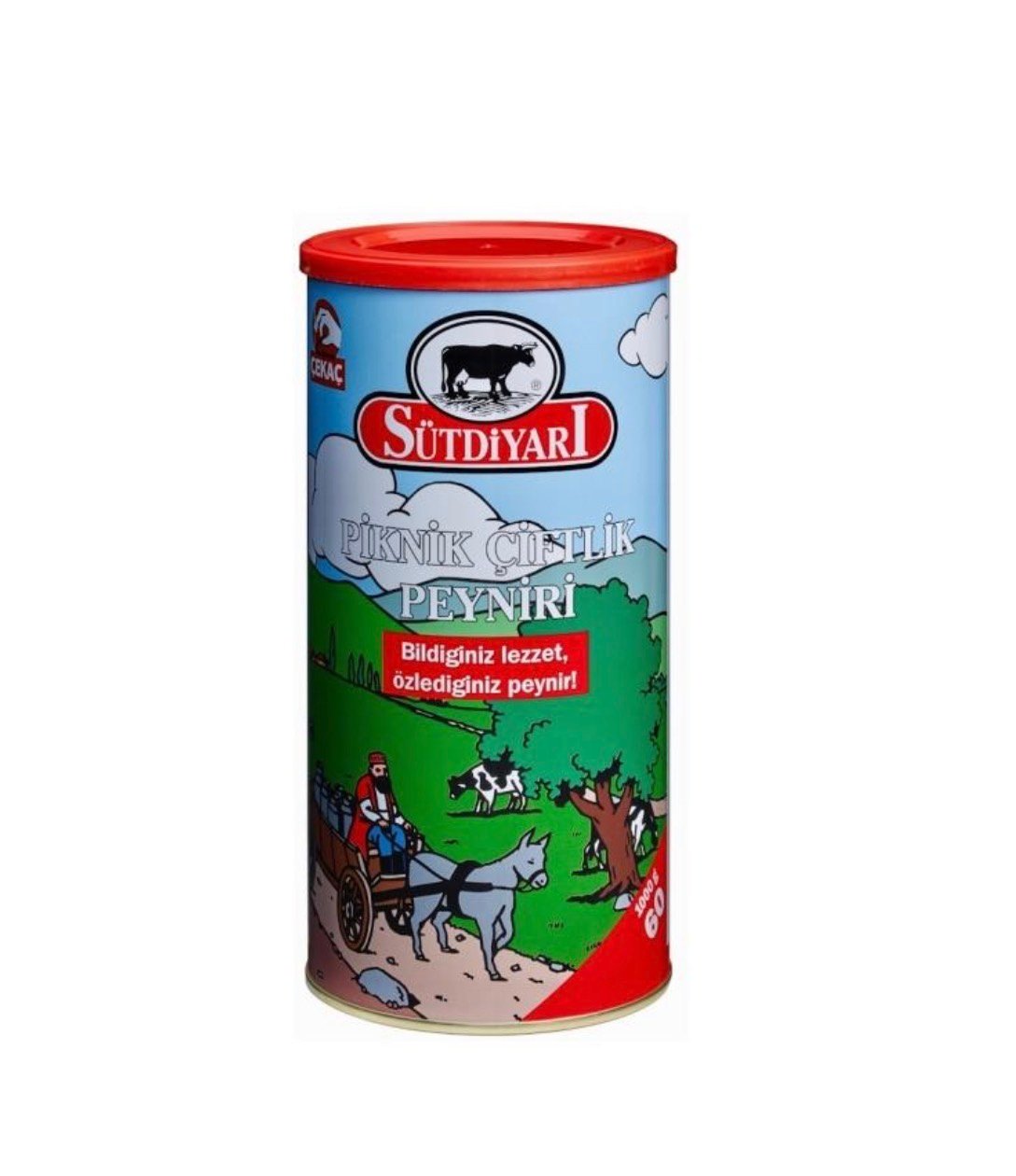 SUTDIYARI HVIT OST FETATYPE 60% 800 GR X 6