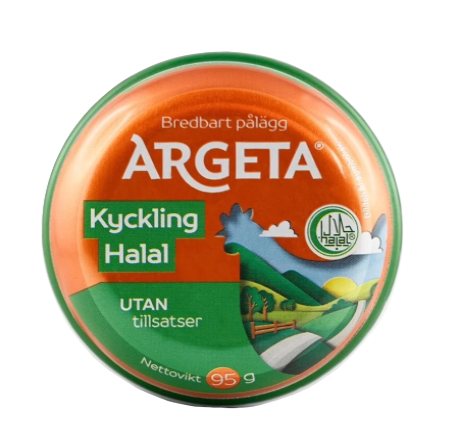 ARGETA KYLLINGLEVERPOSTEI 95 G × 14 