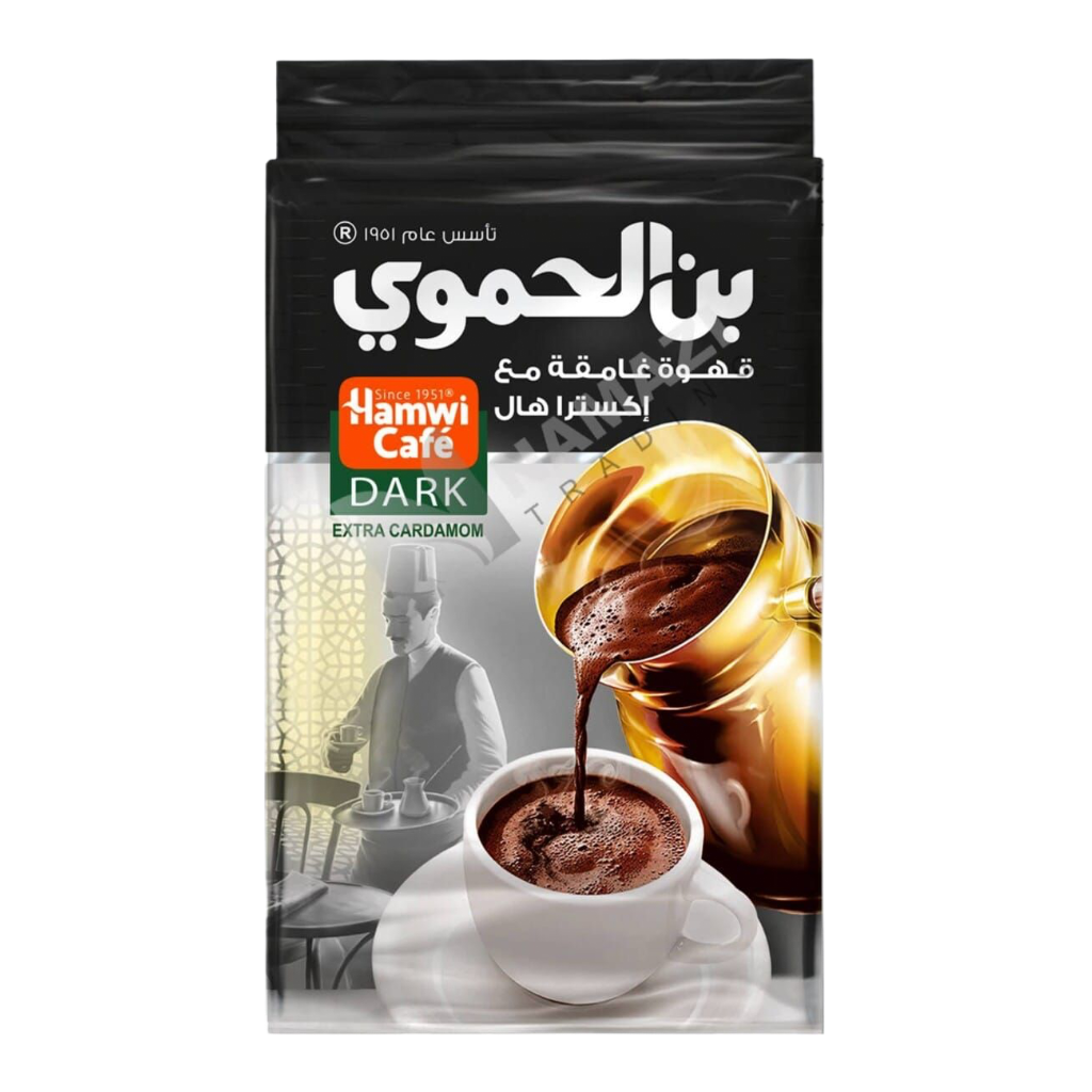 KAFFE HAMWI MØRK MED EKSTRA KARDEMOMME 450 G X 6