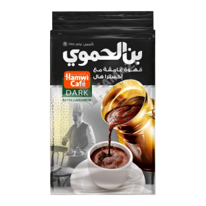 KAFFE HAMWI MØRK MED EKSTRA KARDEMOMME 180 G X 12